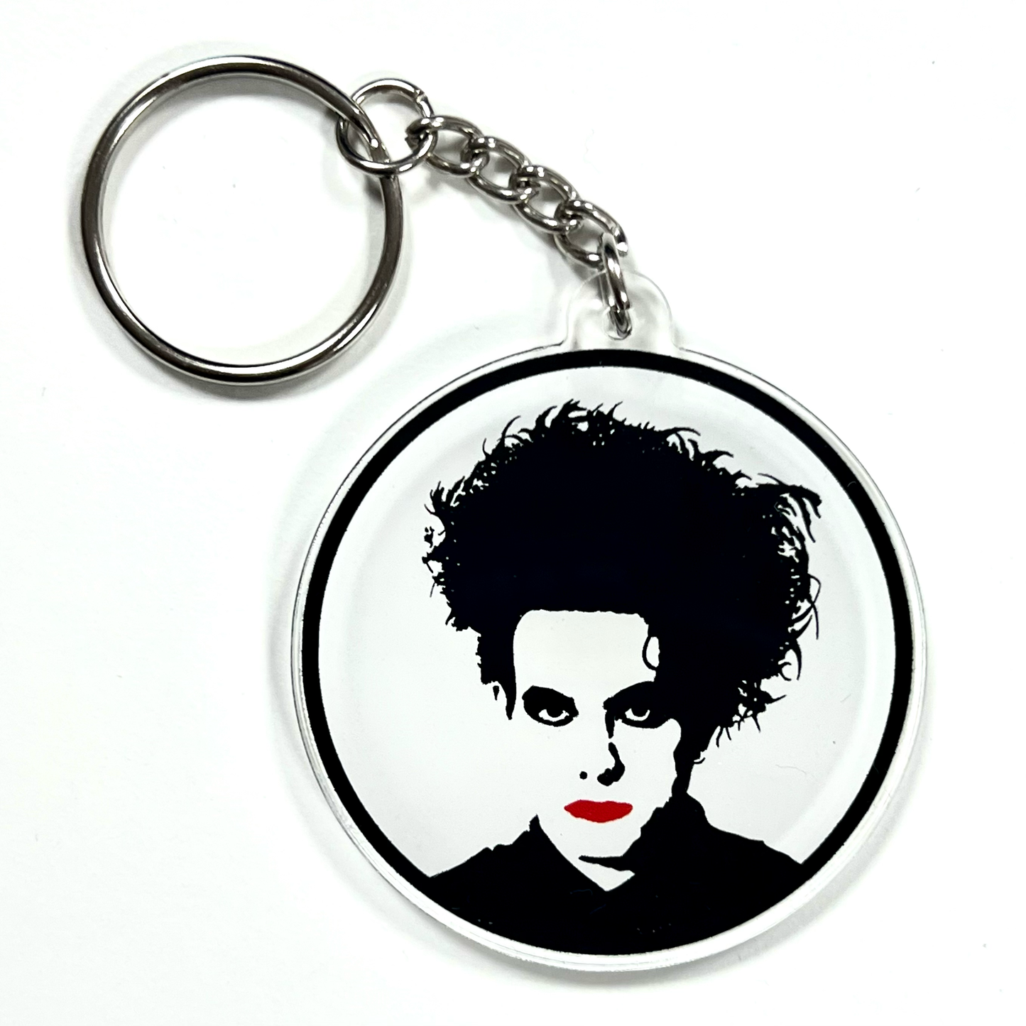 The Cure Goth Inspired Keyring