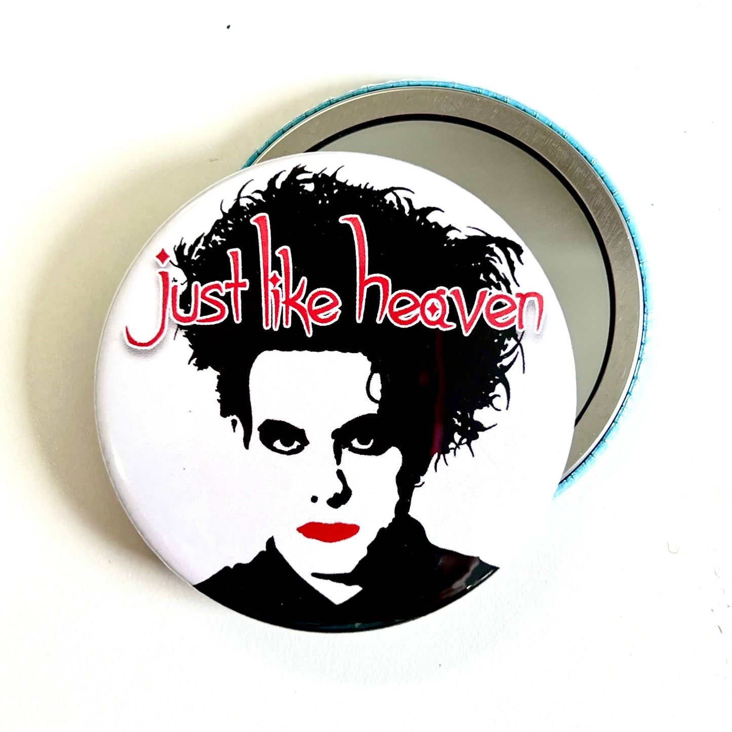 The Cure Just Like Heaven 1980s Goth Inspired Pocket Mirror