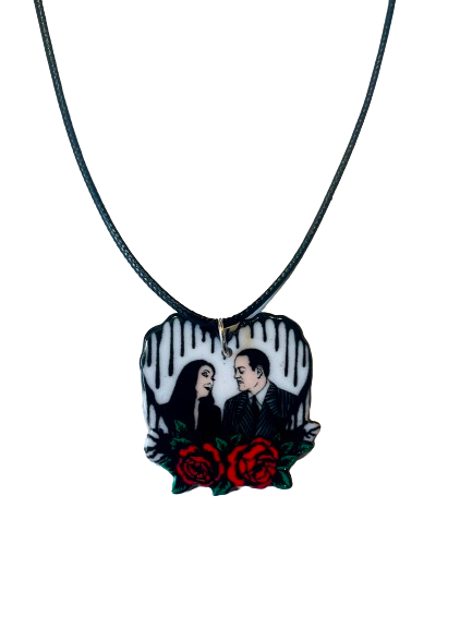 Morticia & Gomez Necklace