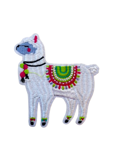 White Llama Patch