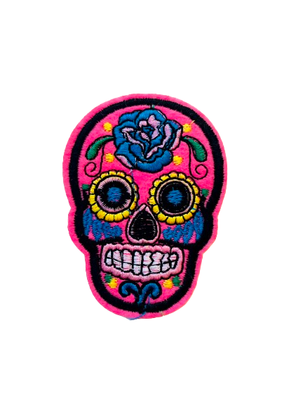 Pink Sugar Skull Patch