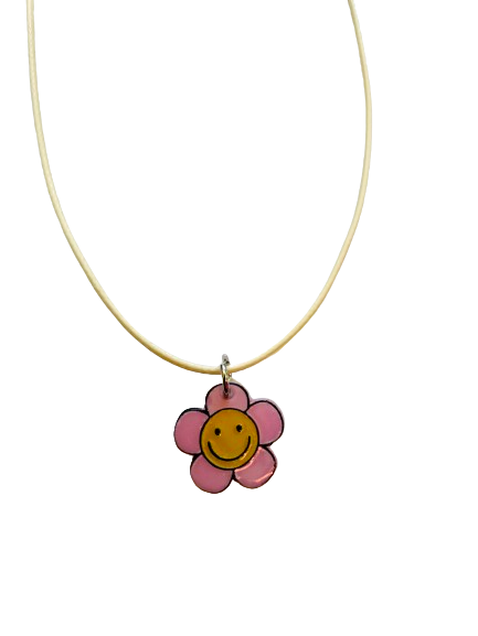 90s Flower Necklace