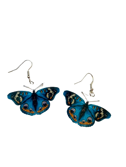 Blue Butterfly Earrings