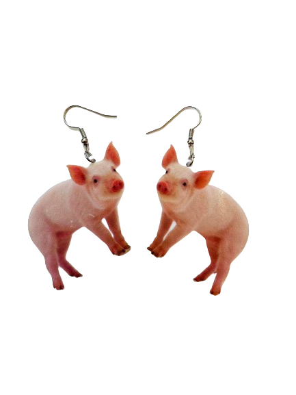 Pig Earrings