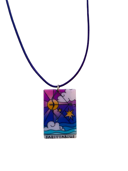 Sagittarius Tarot Necklace