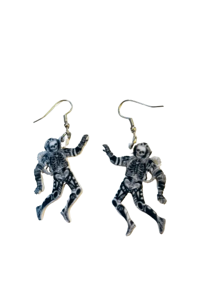 Skele Astronaut Earrings