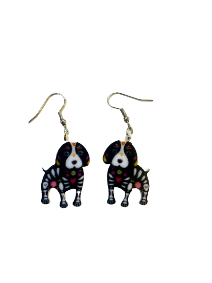 Skele Dog Earrings