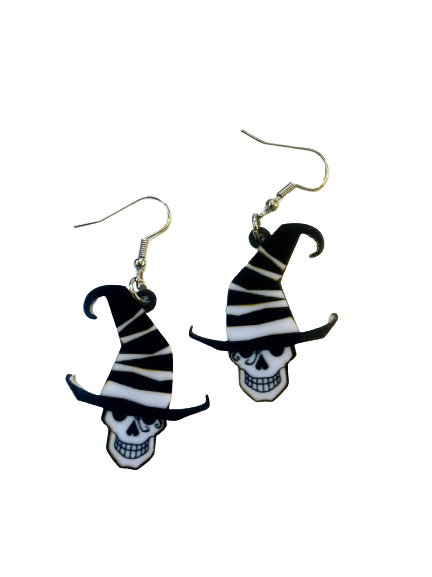 Skele Hat Earrings