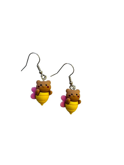 Bee Bear Earrings