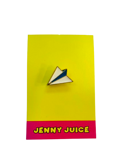 Paper Plane Enamel Pin