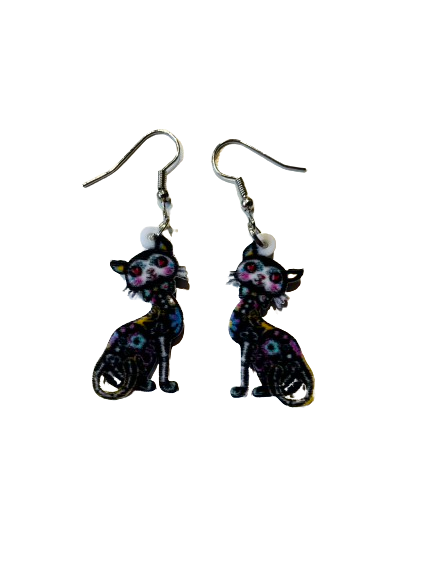 Spooky Kitty Earrings