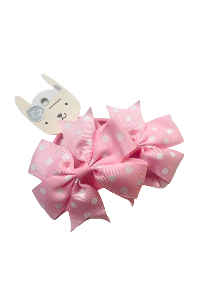 Pink Polka Bows