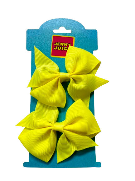 Yellow Hair Bows