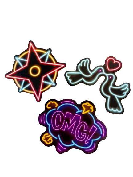 Neon Sticker Set NE001