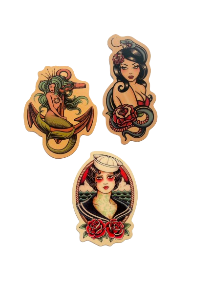 Pin-Up Sticker Set 001