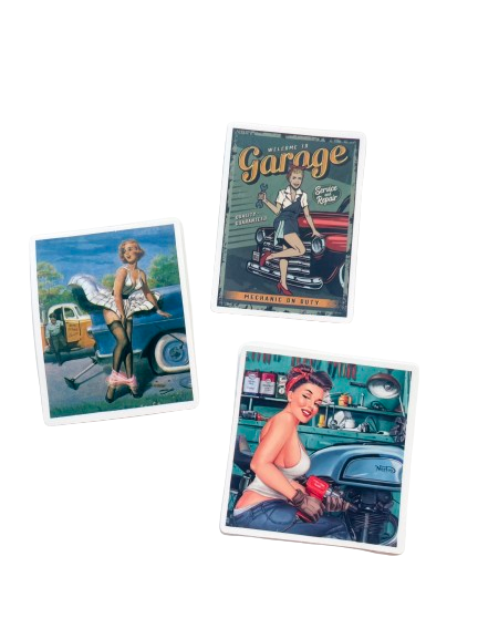 Pin-Up Sticker Set 024