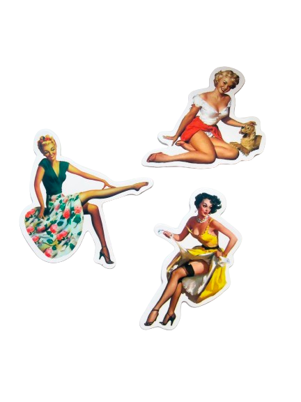 Pin-Up Sticker Set 019