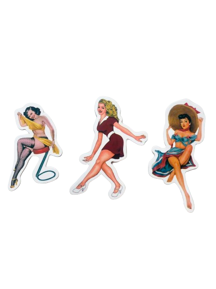 Pin-Up Sticker Set 018