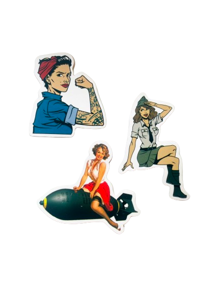 Pin-Up Sticker Set 014