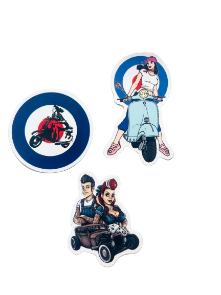 Pin-Up Sticker Set 016