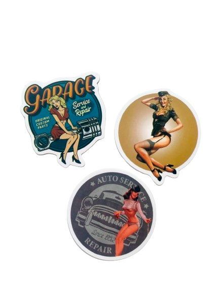 Pin-Up Sticker Set 025