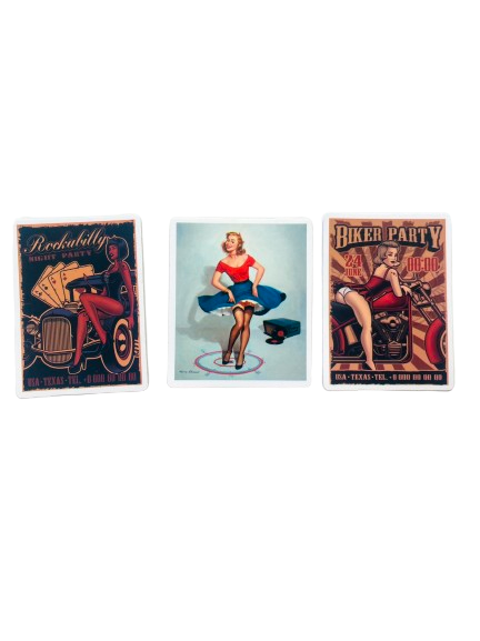 Pin-Up Sticker Set 015