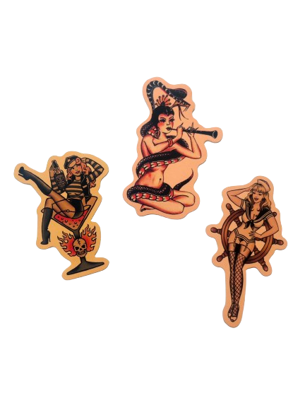 Pin-Up Sticker Set 023