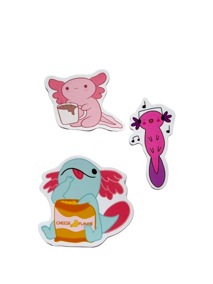 Axolotl Sticker Set AX015