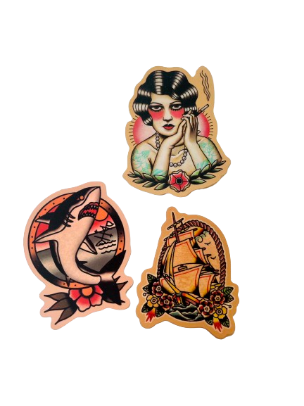 Pin-Up Sticker Set 033