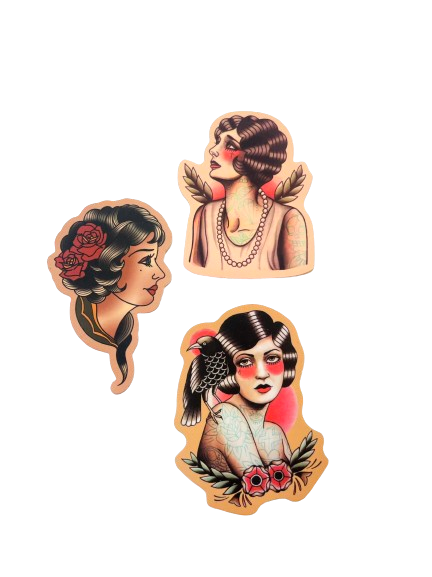 Pin-Up Sticker Set 034