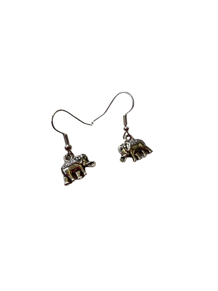 Ornate Elephant Earrings