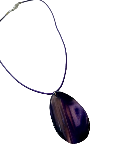 Purple Gemstone Necklace