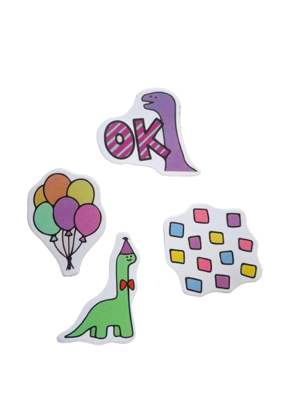 Dinosaur Sticker Set DIN205