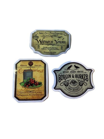 Vintage Label Sticker Set CAB010