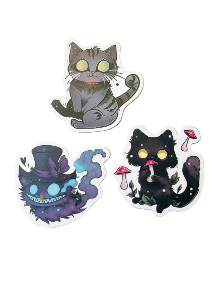 Spooky Cat Sticker Set SC021