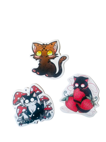 Spooky Cat Sticker Set SC022