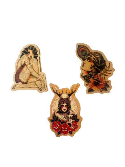 Pin-Up Sticker Set 054