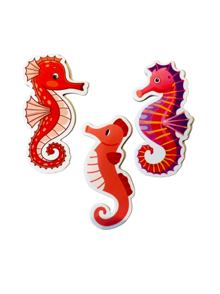 Seahorse Sticker Set SH004