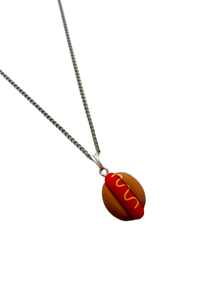 Hot Dog Necklace