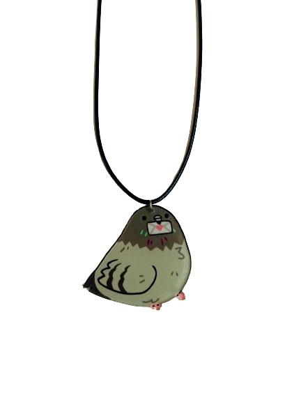 Chubby Pigeon Necklace