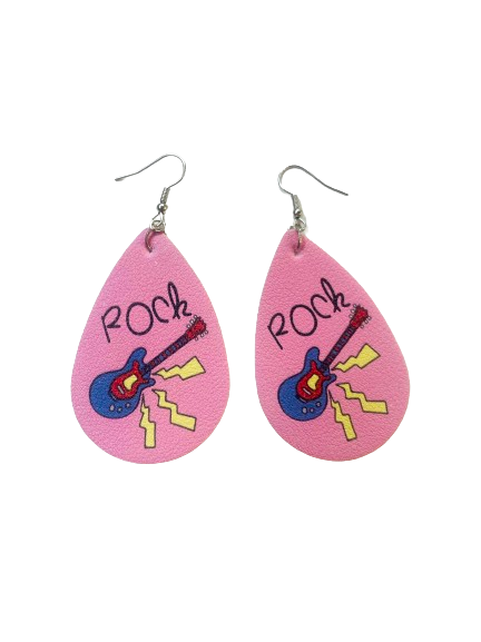 Rock Teardrop Earrings