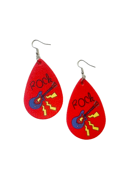 Rock Teardrop Earrings