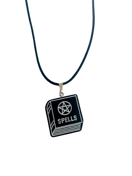 Book of Spells Necklace