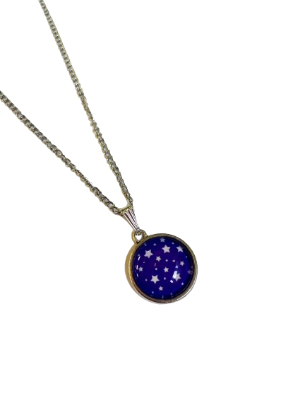 Purple Star Necklace