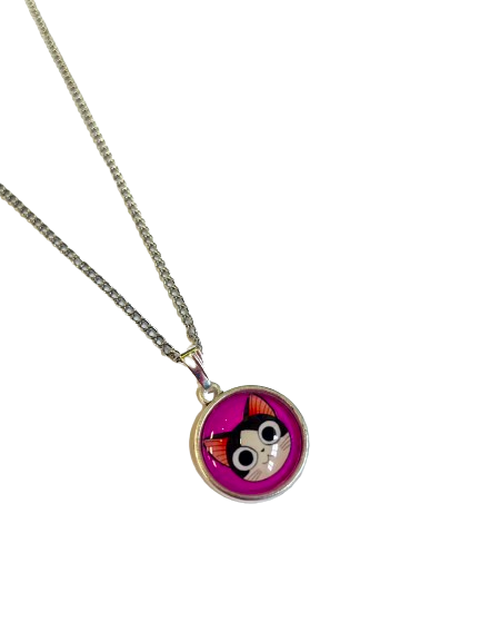 Pink Cat Necklace