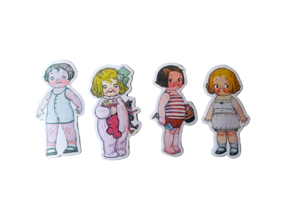 Paper Doll Stickers PD003