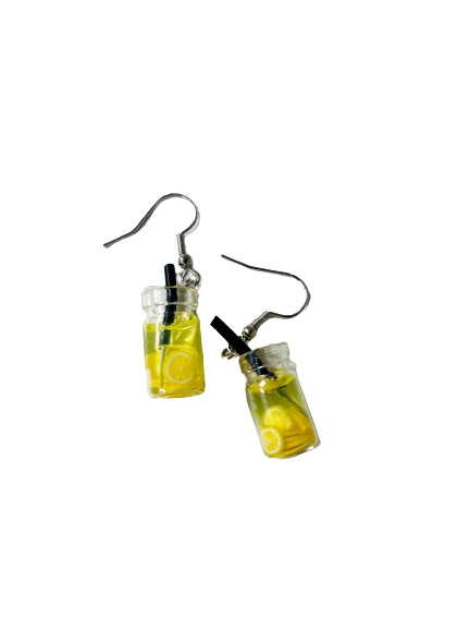 Lemon Cocktail Earrings