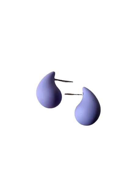 Lilac Teardrop Earrings