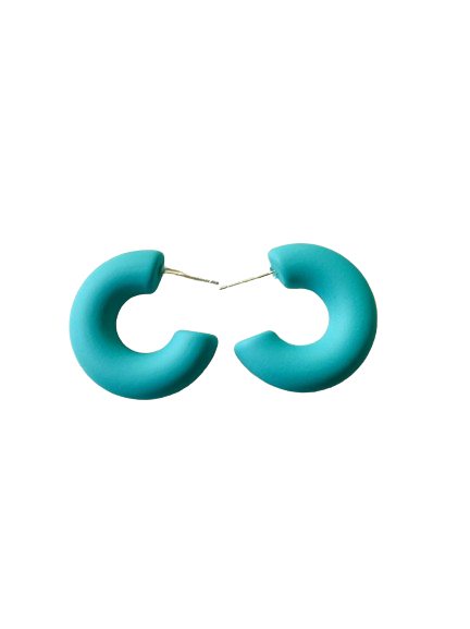 Turquoise Hoop Earrings