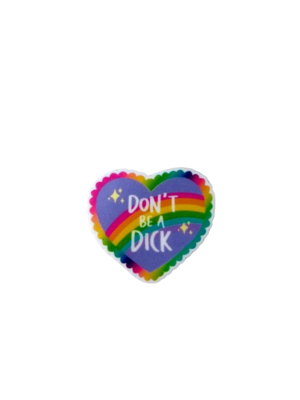 Don't Be A Dick Pin Badge